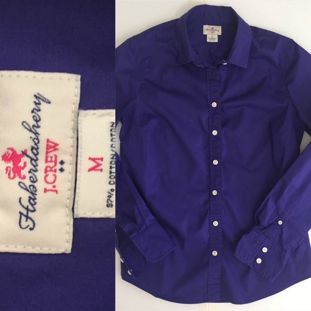 J. Crew Oxford Button Up Sz. M